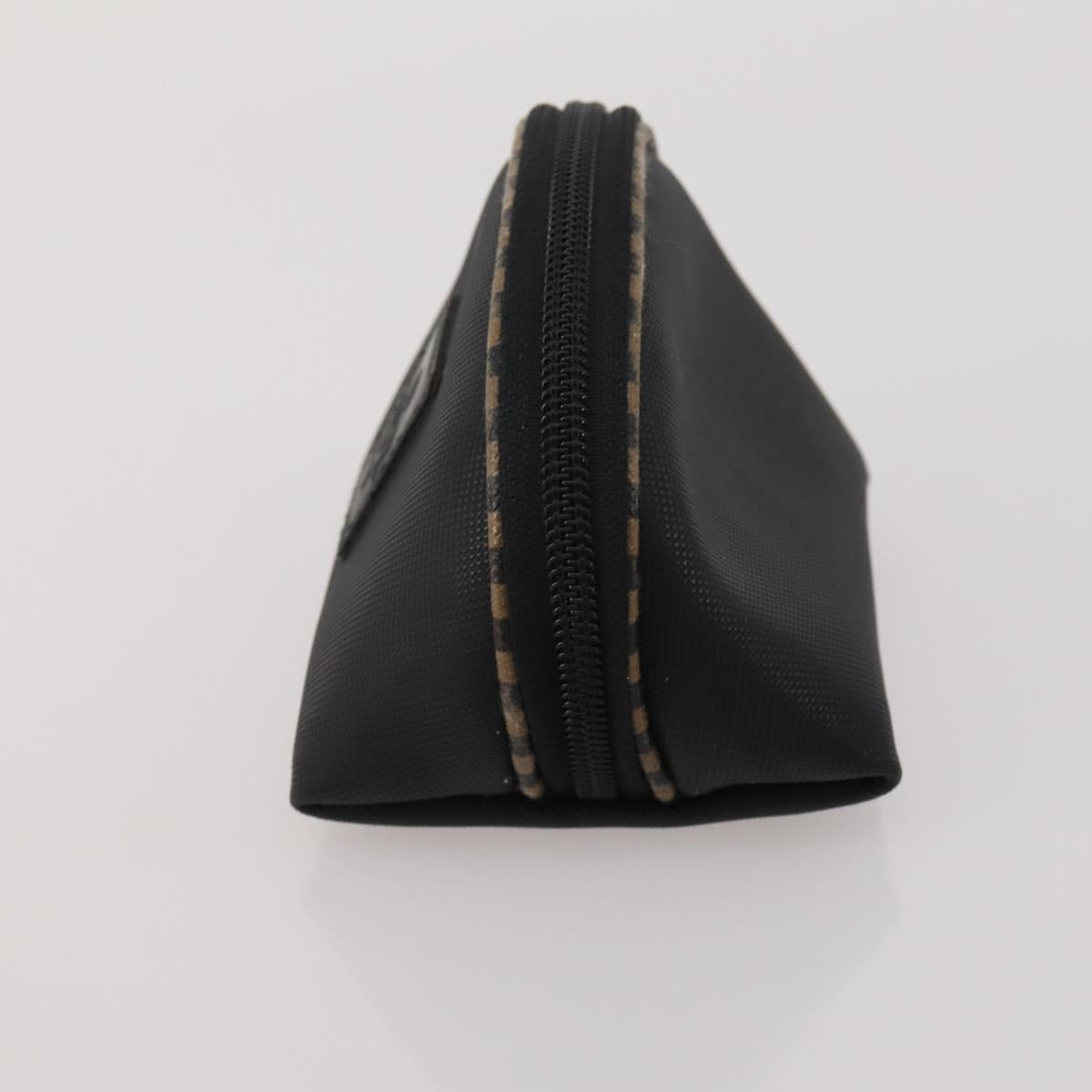 FENDI Pecan Canvas Hand Bag Shoulder Bag 4 Set Black Brown Auth ti4031