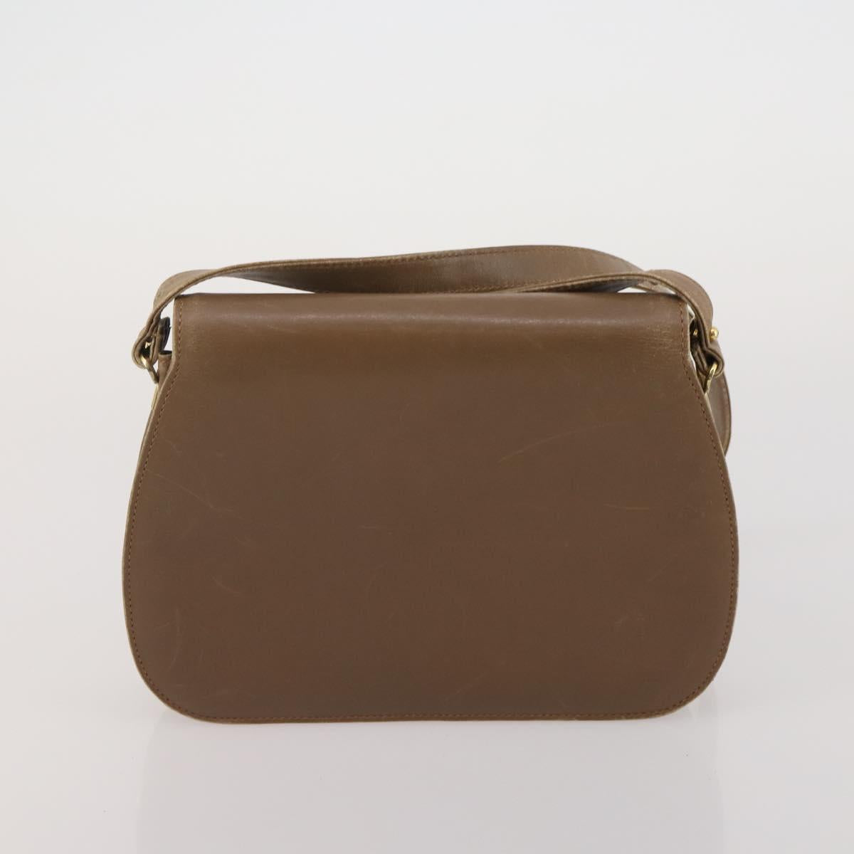 CELINE Bally Macadam Tote Bag Shoulder Bag Leather PVC 4 Set Brown Auth ti4036