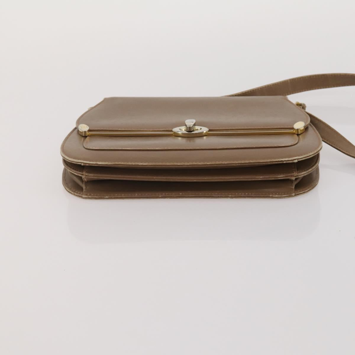 CELINE Bally Macadam Tote Bag Shoulder Bag Leather PVC 4 Set Brown Auth ti4036