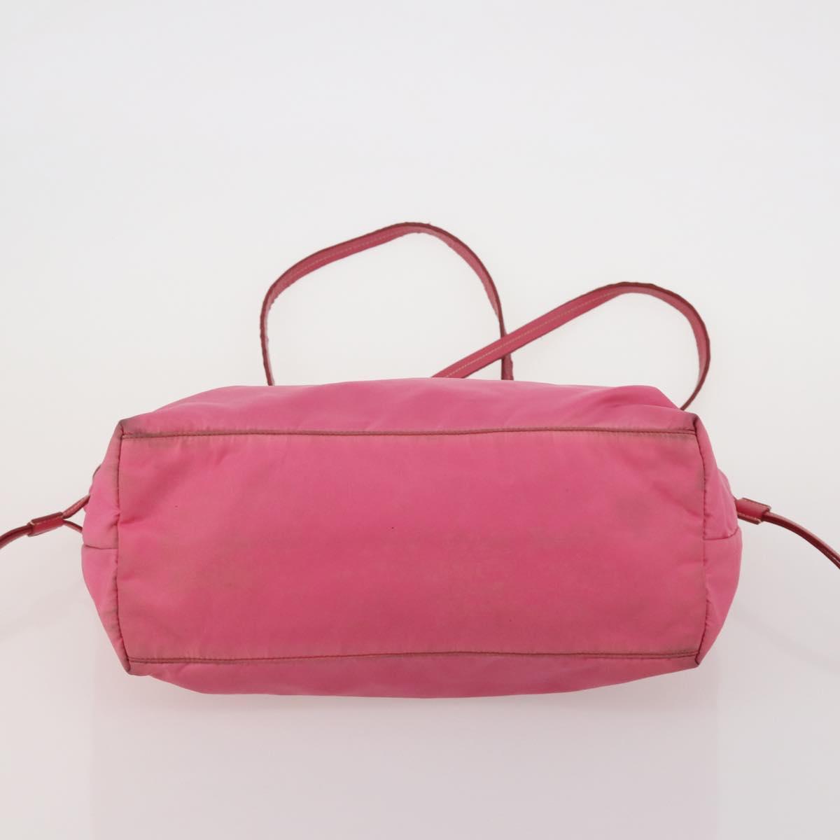 PRADA Tote Bag Shoulder Bag Nylon 4 Set Navy Pink Auth ti4037