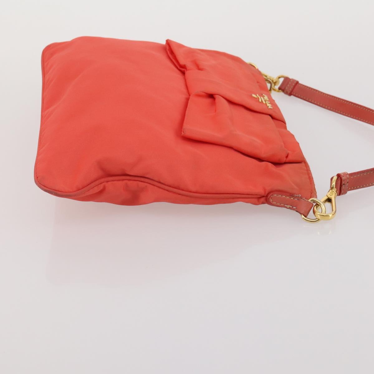PRADA Tote Bag Shoulder Bag Nylon 4 Set Navy Pink Auth ti4037