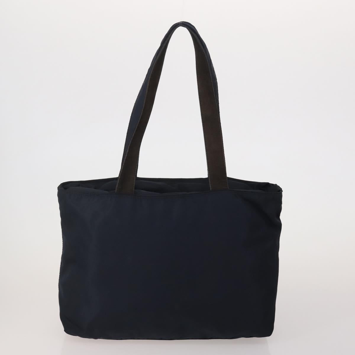 PRADA Tote Bag Shoulder Bag Nylon 4 Set Navy Pink Auth ti4037