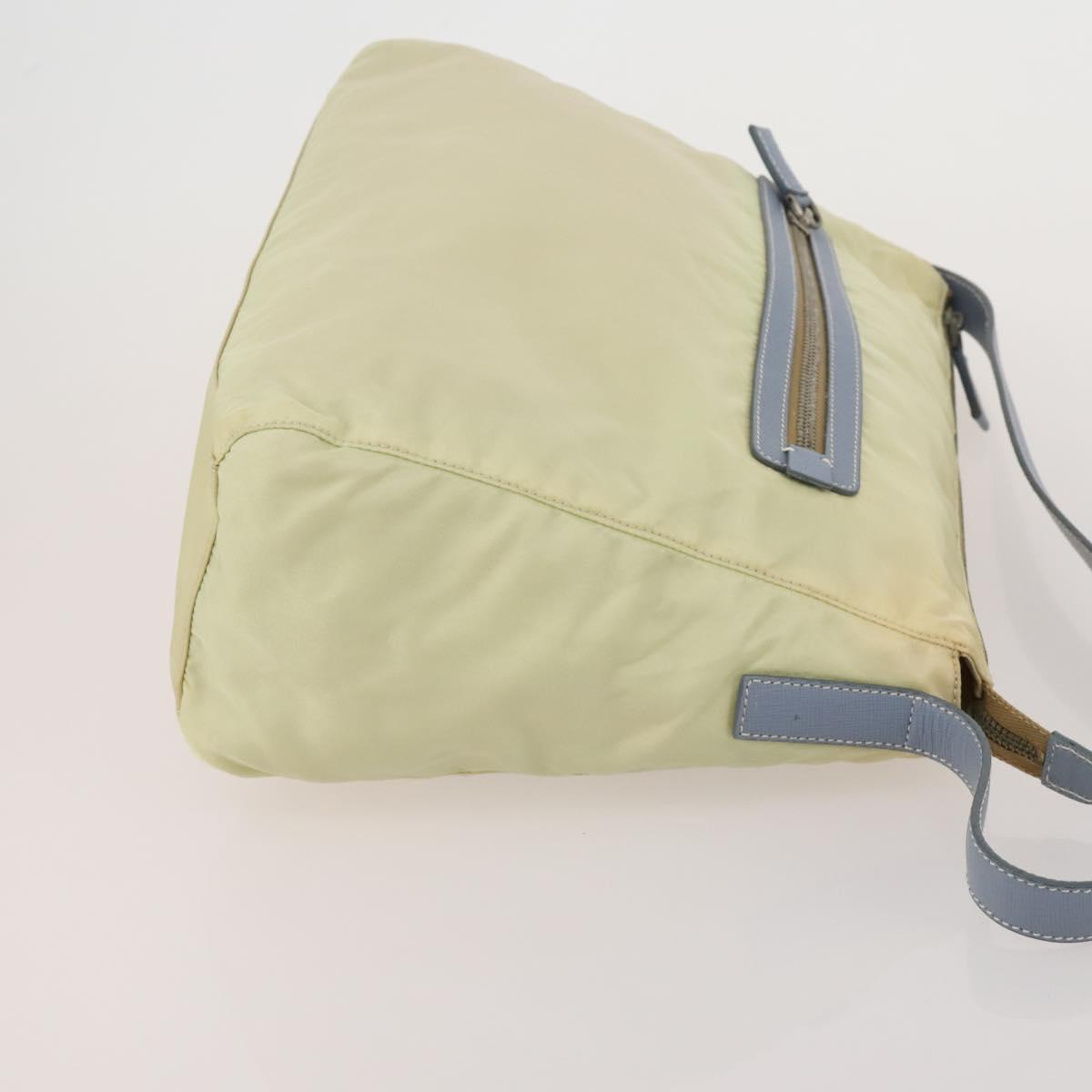 PRADA Shoulder Bag Tote Bag Nylon 4 Set Khaki Pink Auth ti4038
