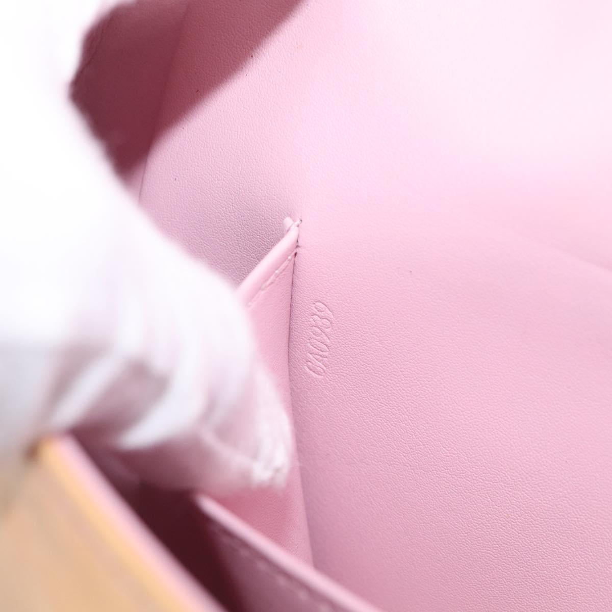LOUIS VUITTON Monogram Verni Thompson Street Marshmallow Pink M91070 Auth ti4045
