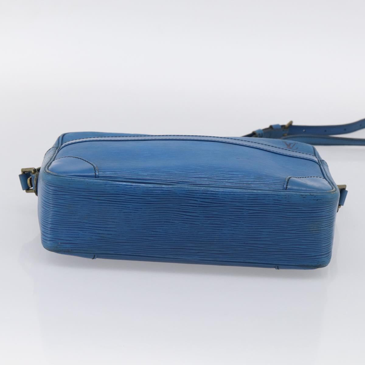 LOUIS VUITTON Epi Trocadero 27 Shoulder Bag Blue M52315 LV Auth ti4046