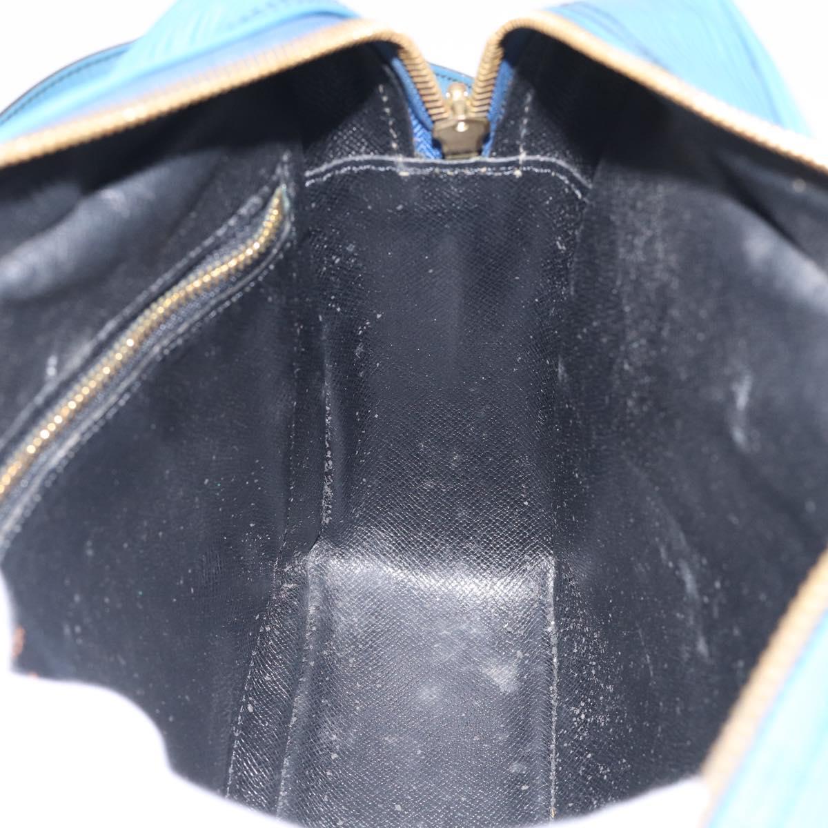 LOUIS VUITTON Epi Trocadero 27 Shoulder Bag Blue M52315 LV Auth ti4046