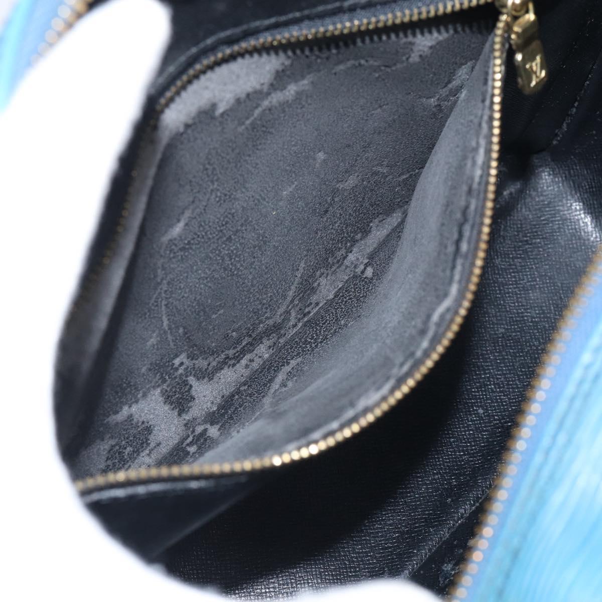 LOUIS VUITTON Epi Trocadero 27 Shoulder Bag Blue M52315 LV Auth ti4046