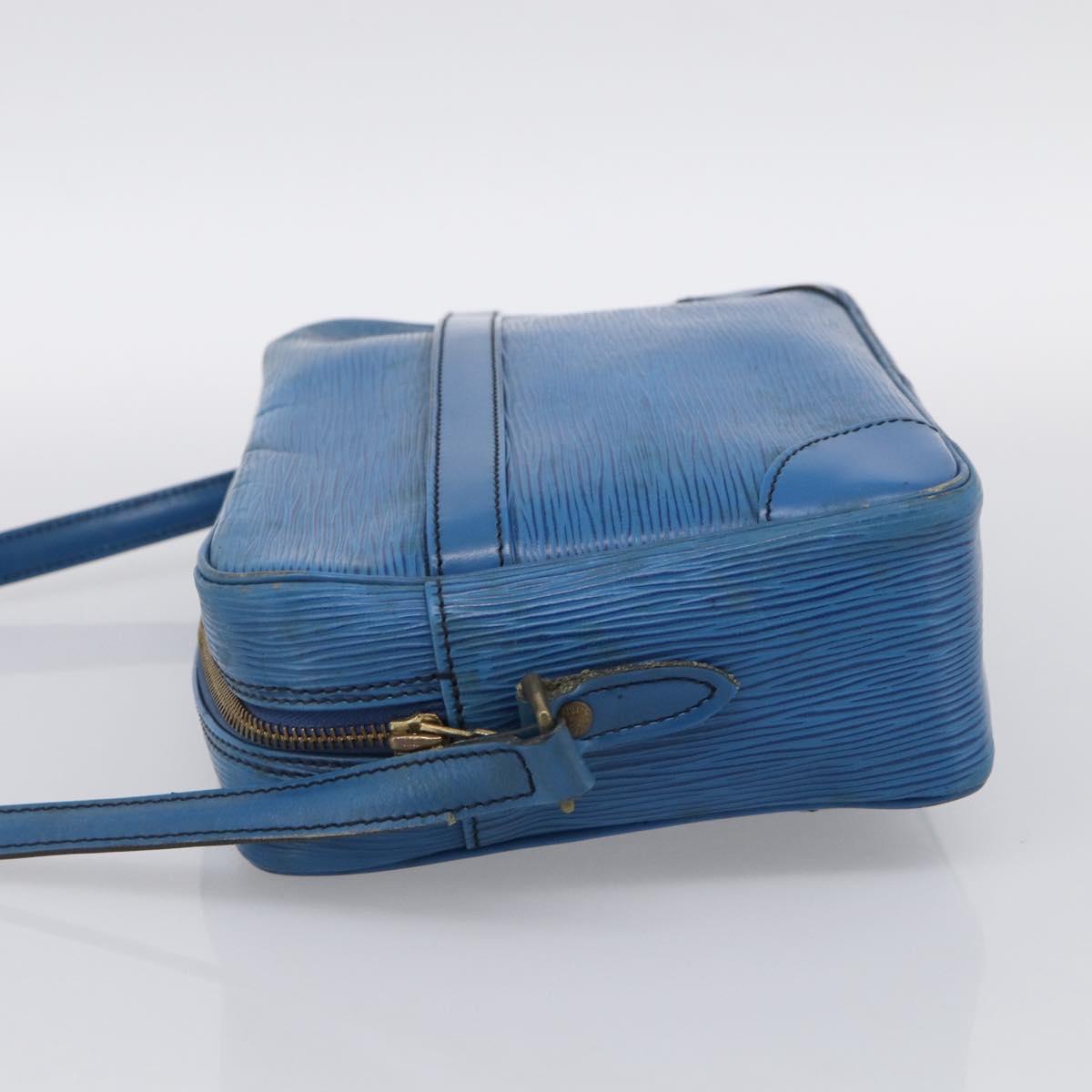 LOUIS VUITTON Epi Trocadero 27 Shoulder Bag Blue M52315 LV Auth ti4046
