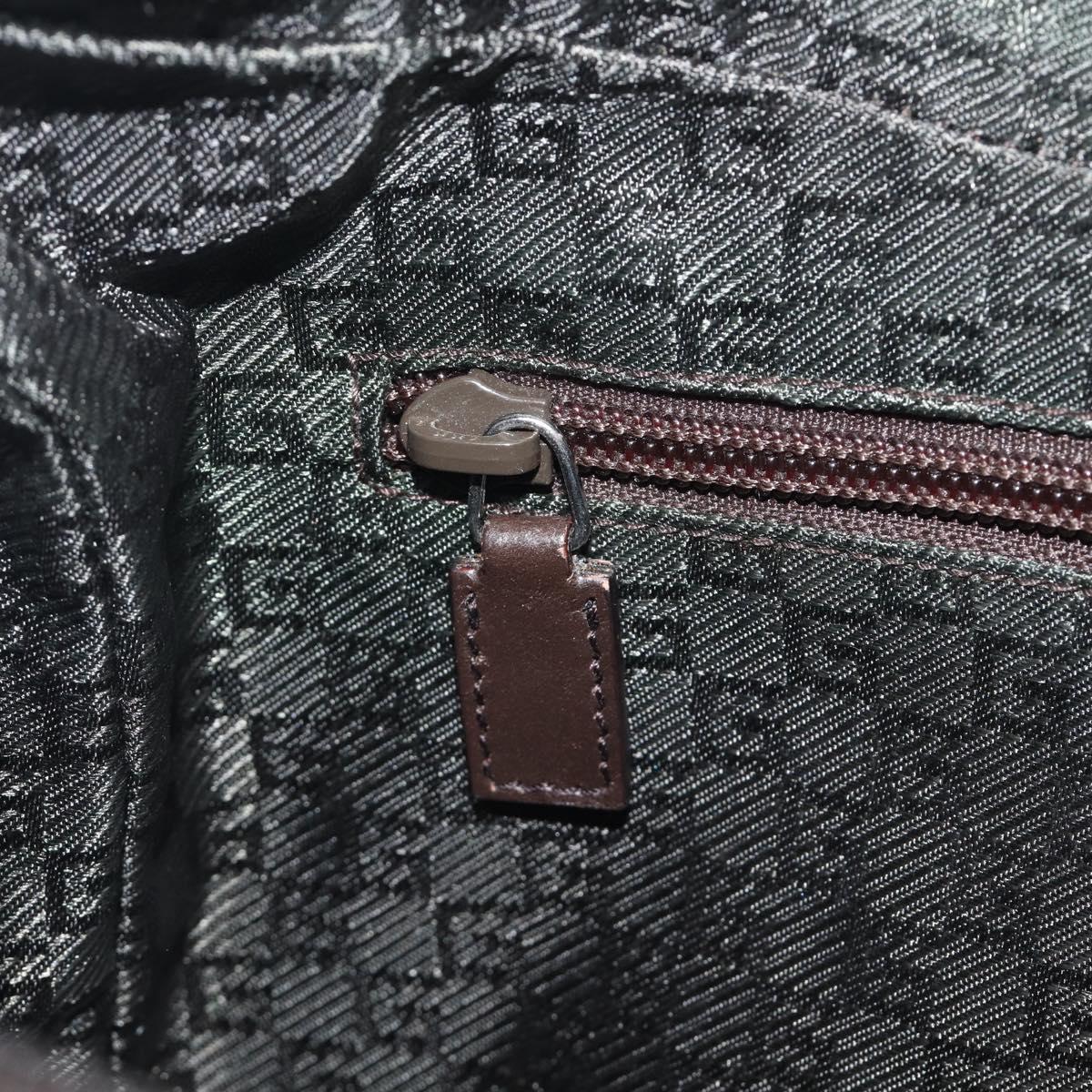 GUCCI Shoulder Bag Canvas Beige Silver 35098 Auth ti4050