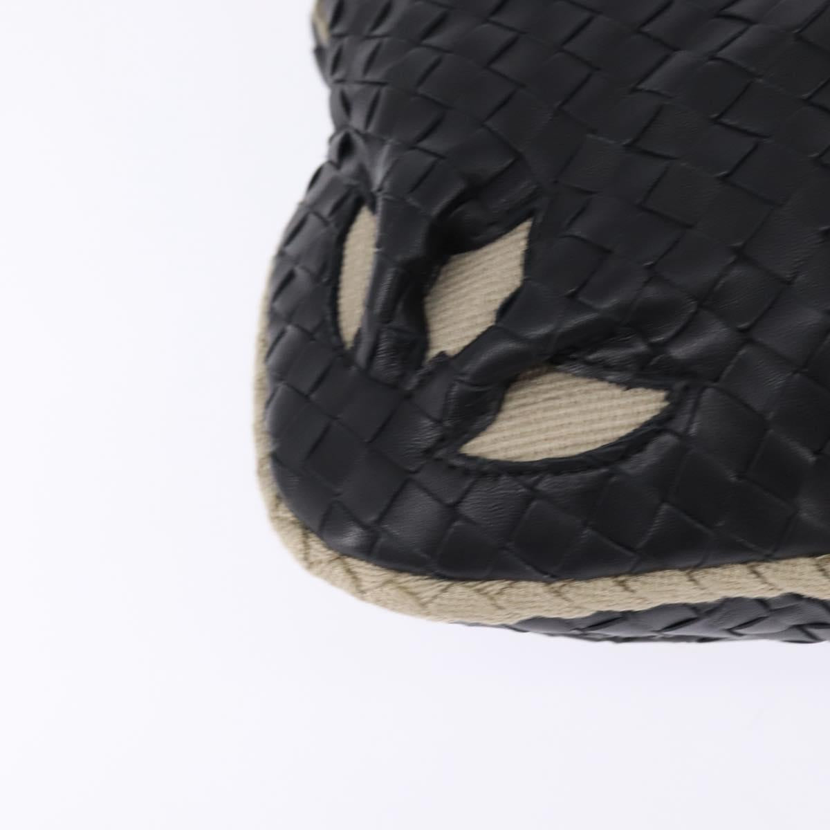 BOTTEGA VENETA INTRECCIATO Hobo Bag Leather Outlet Black 115653 Auth TR117