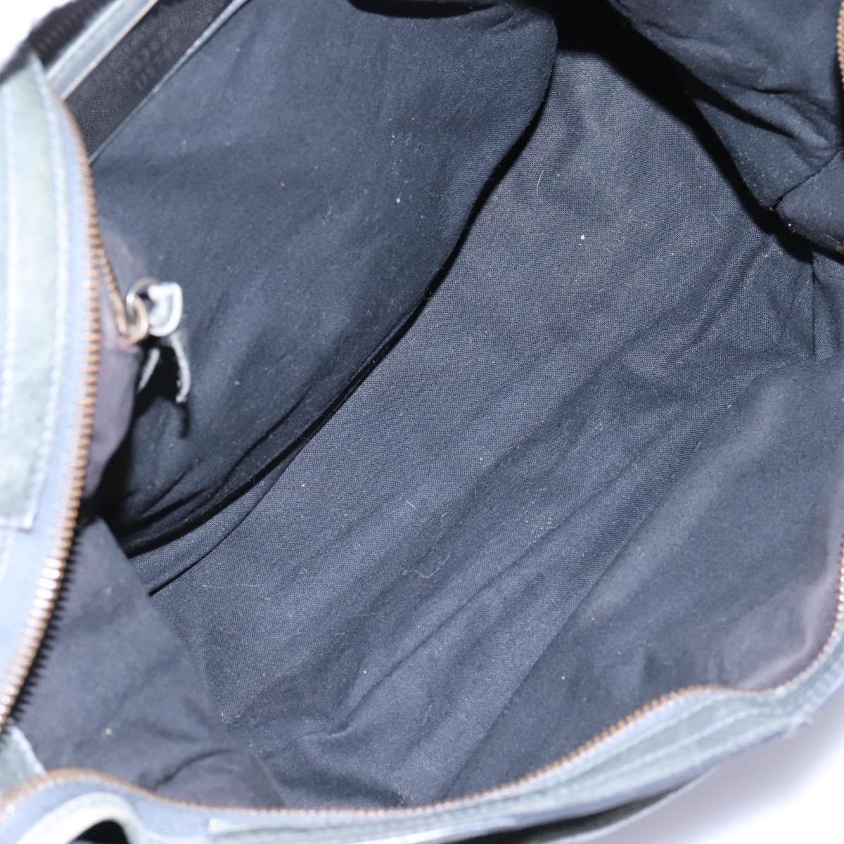 BALENCIAGA The City Hand Bag Leather 2way Gray 115748 Auth TR14