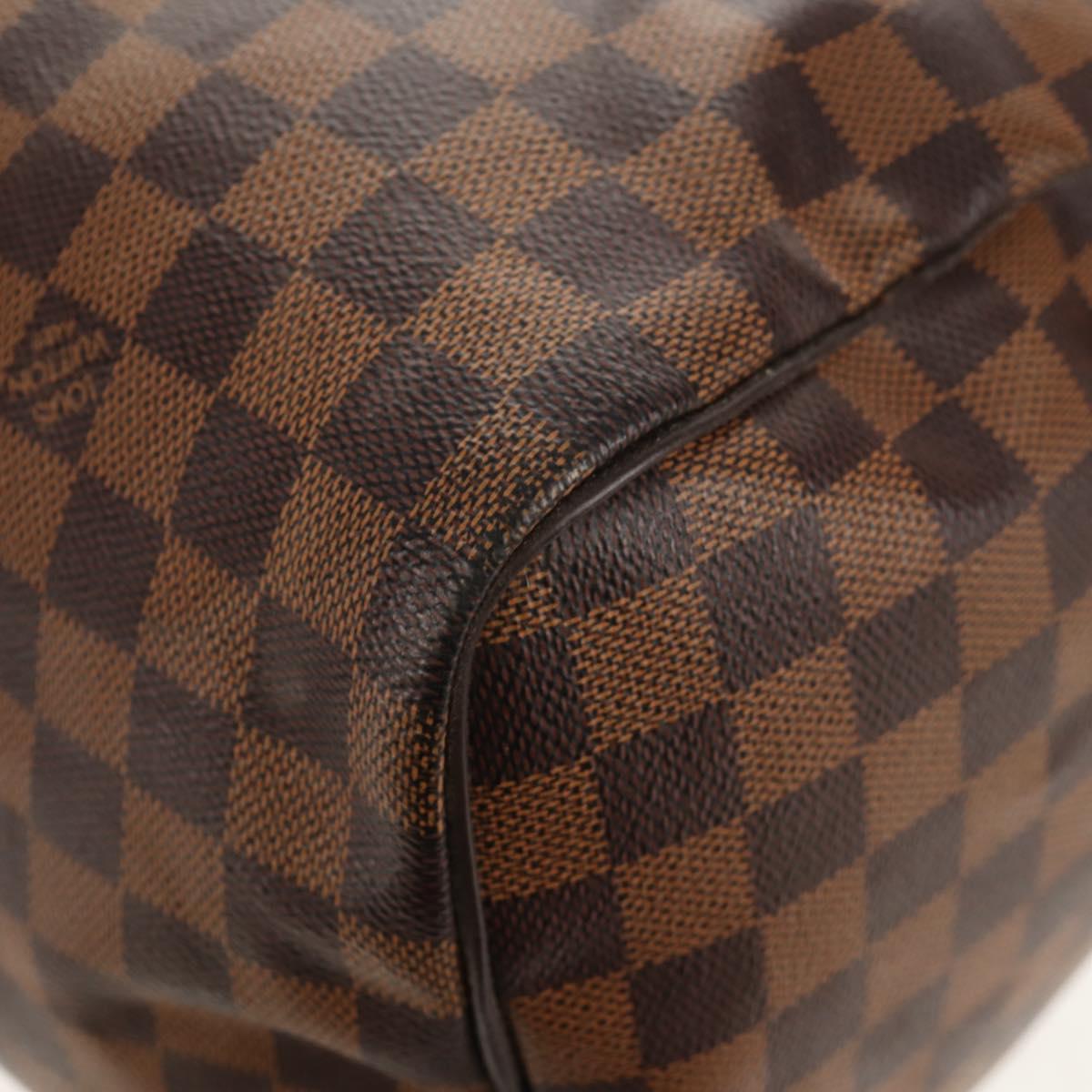LOUIS VUITTON Damier Ebene Speedy 30 Hand Bag N41364 LV Auth TR176