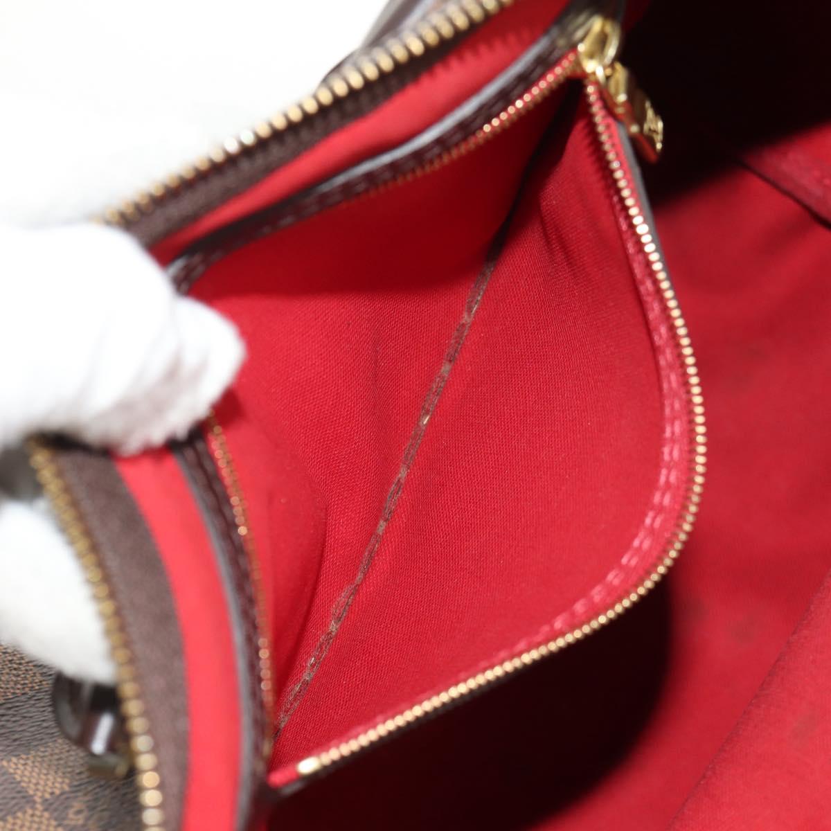LOUIS VUITTON Damier Ebene Speedy 30 Hand Bag N41364 LV Auth TR176