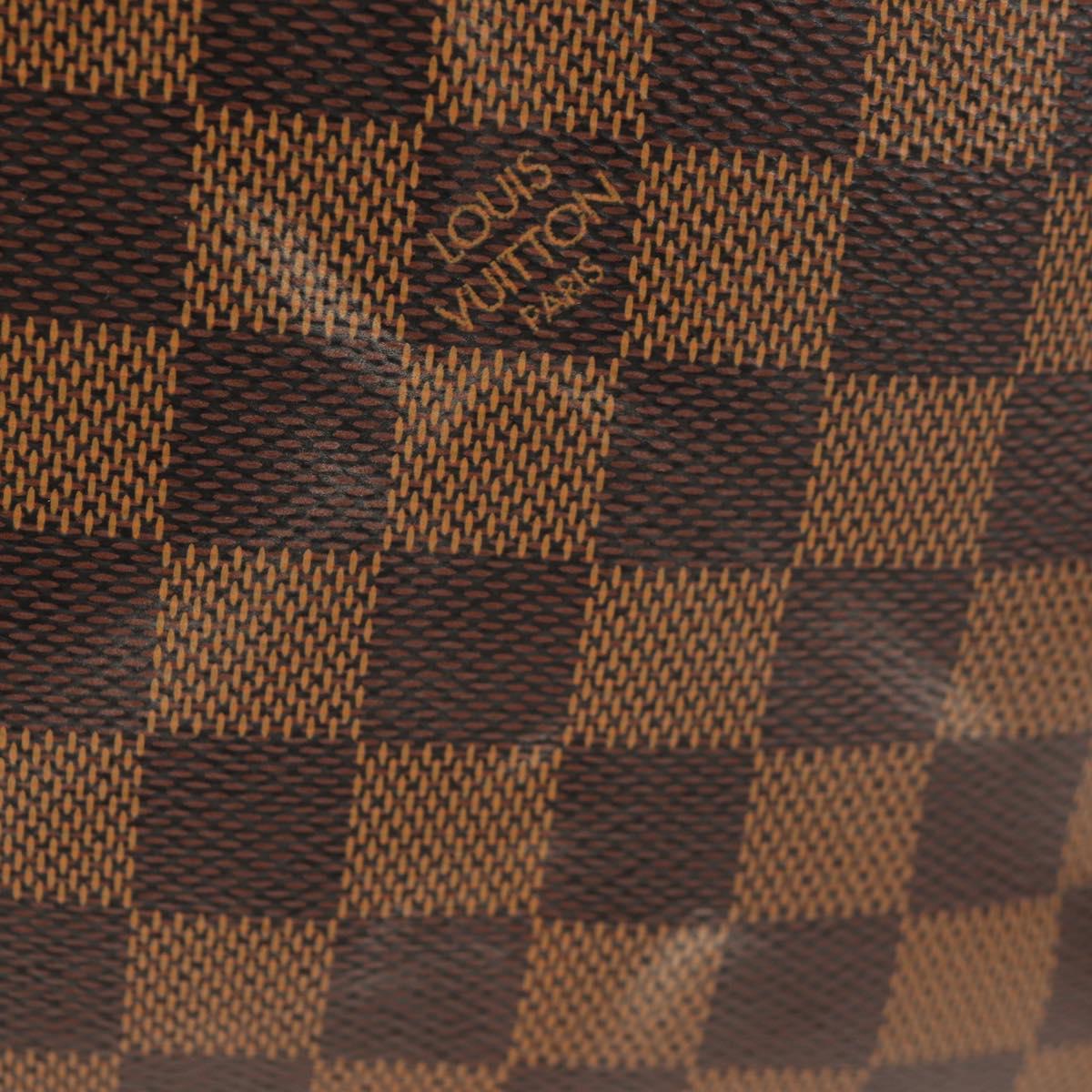 LOUIS VUITTON Damier Ebene Speedy 30 Hand Bag N41364 LV Auth TR176