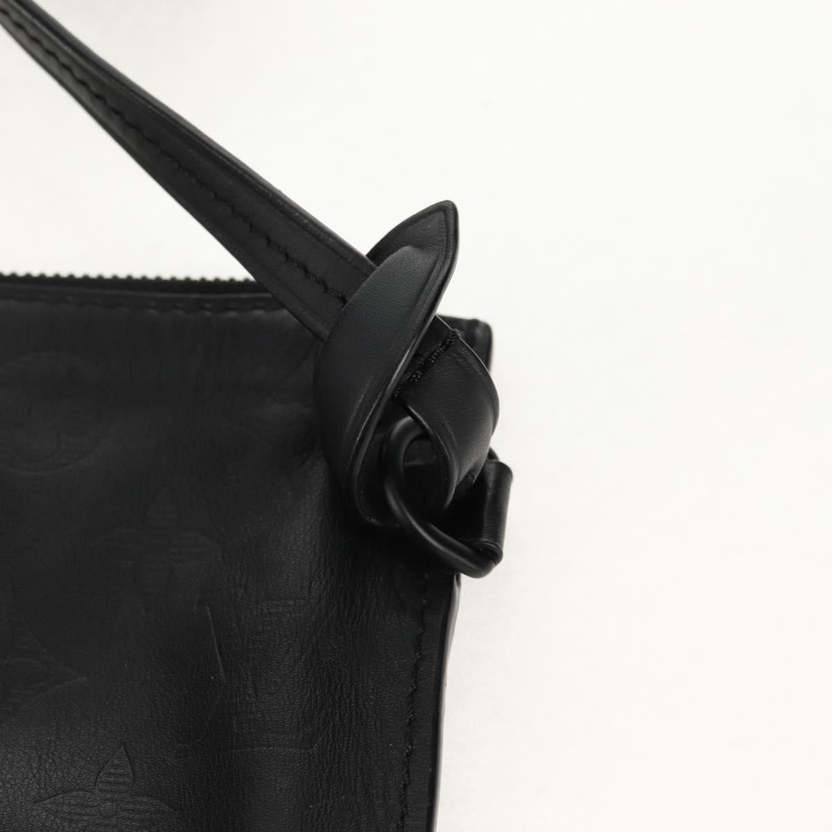 LOUIS VUITTON Monogram Shadow Tote Bag Black M43679 LV Auth TR218