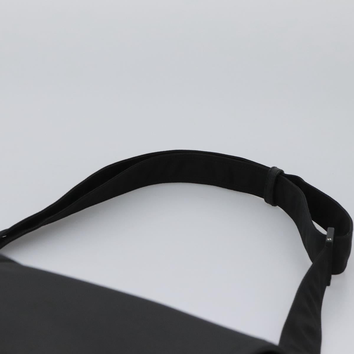 FENDI Shoulder Bag Nylon 2way Black Auth TR24