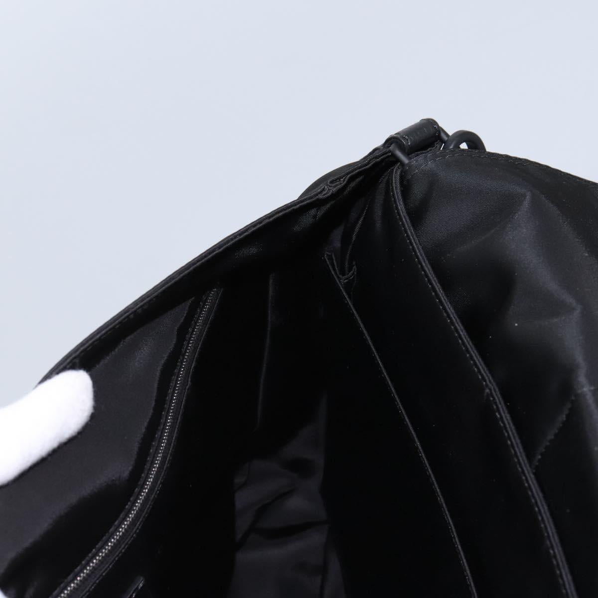 FENDI Shoulder Bag Nylon 2way Black Auth TR24