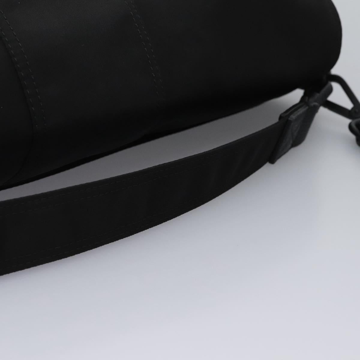 FENDI Shoulder Bag Nylon 2way Black Auth TR24