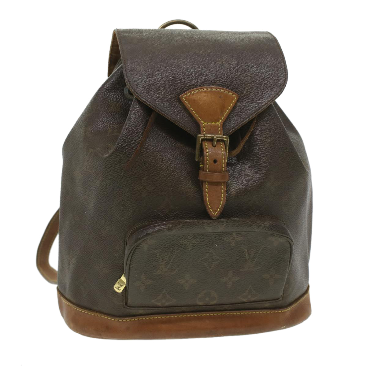 LOUIS VUITTON Monogram Montsouris MM Backpack M51136 LV Auth uy084