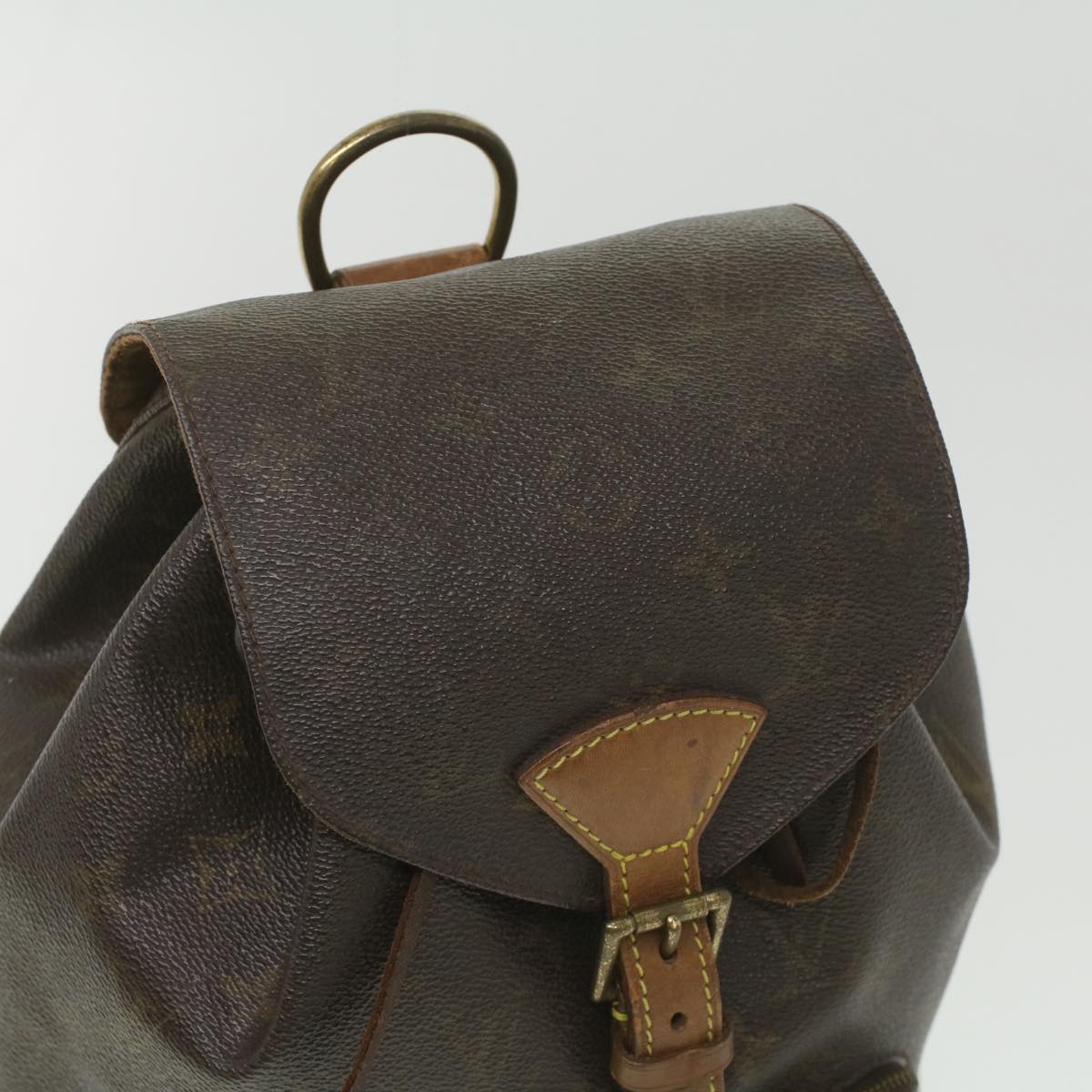 LOUIS VUITTON Monogram Montsouris MM Backpack M51136 LV Auth uy084