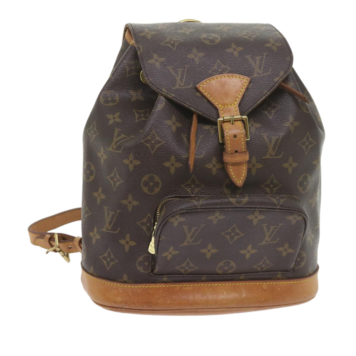 LOUIS VUITTON Monogram Montsouris MM Backpack M51136 LV Auth uy145