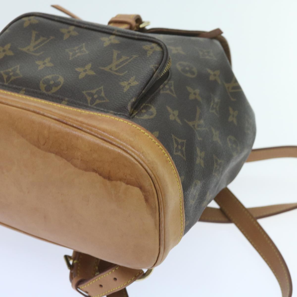 LOUIS VUITTON Monogram Montsouris MM Backpack M51136 LV Auth uy145