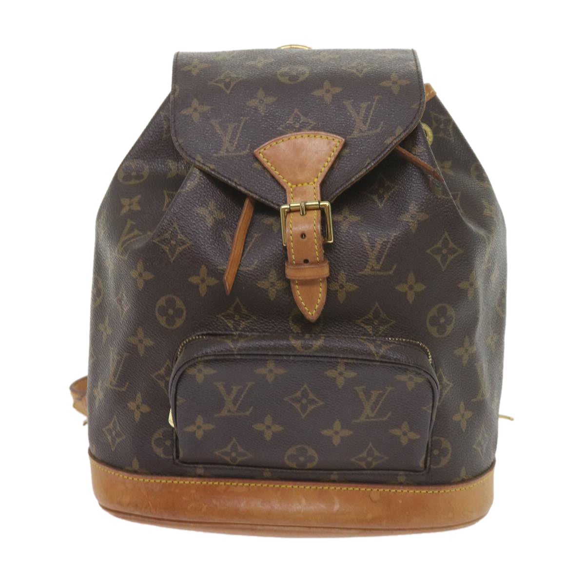 LOUIS VUITTON Monogram Montsouris MM Backpack M51136 LV Auth uy145