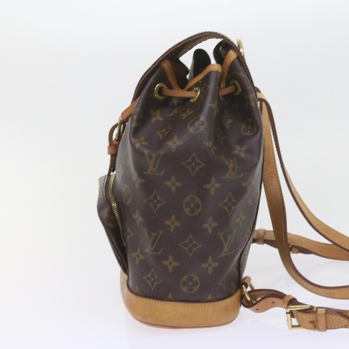 LOUIS VUITTON Monogram Montsouris MM Backpack M51136 LV Auth uy145