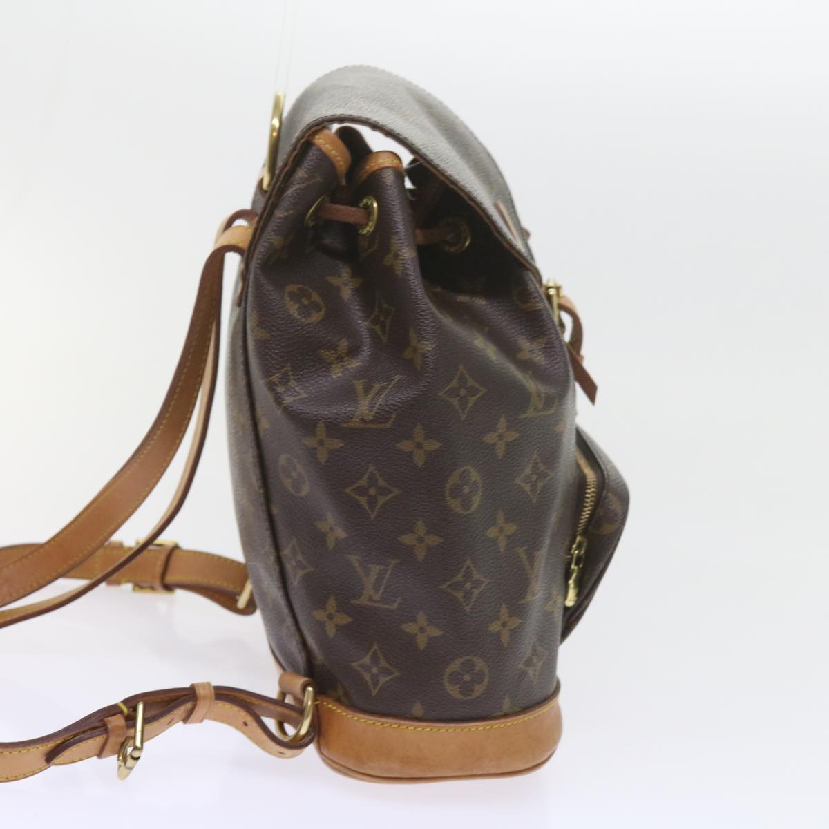 LOUIS VUITTON Monogram Montsouris MM Backpack M51136 LV Auth uy145