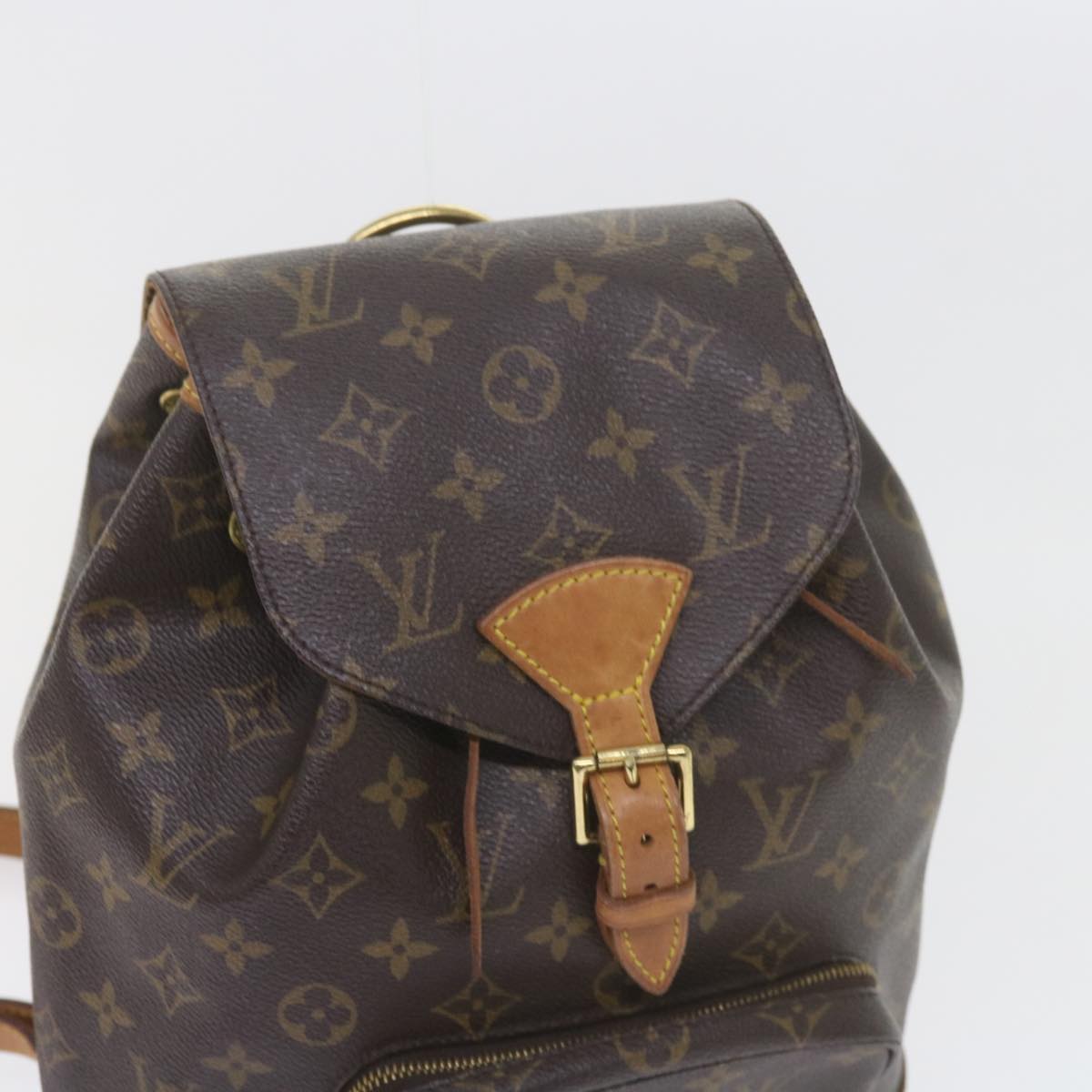 LOUIS VUITTON Monogram Montsouris MM Backpack M51136 LV Auth uy145