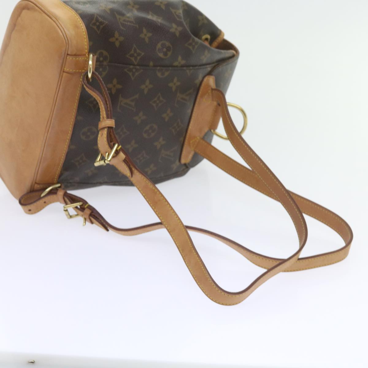 LOUIS VUITTON Monogram Montsouris MM Backpack M51136 LV Auth uy145