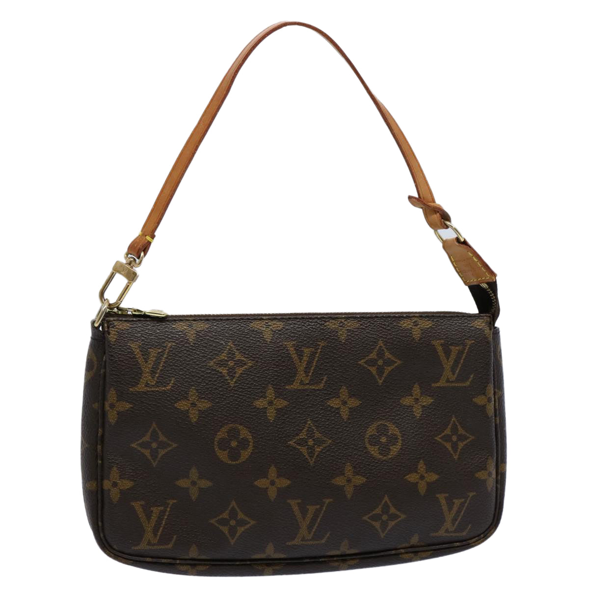 LOUIS VUITTON Monogram Pochette Accessoires Pouch M51980 LV Auth uy151