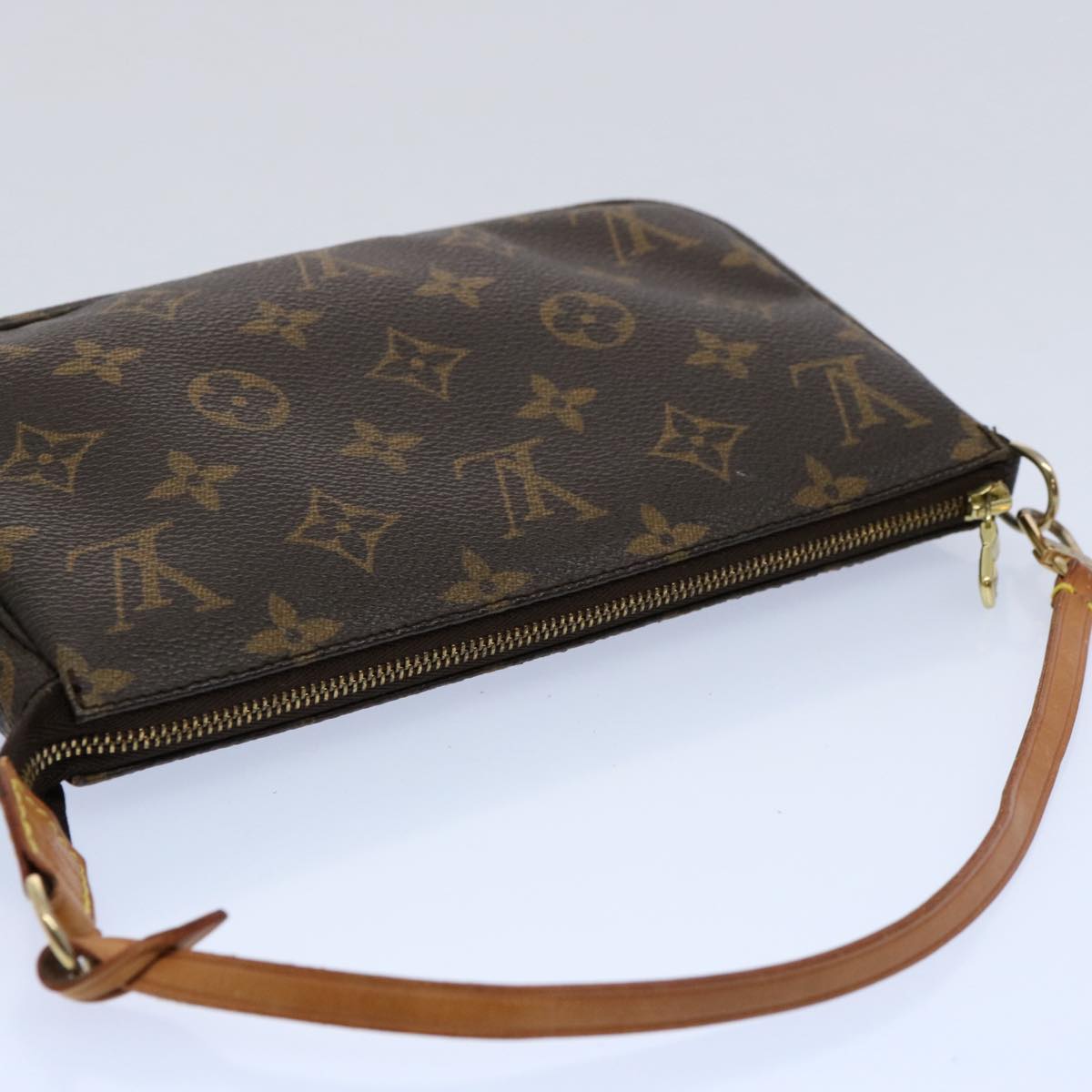 LOUIS VUITTON Monogram Pochette Accessoires Pouch M51980 LV Auth uy151