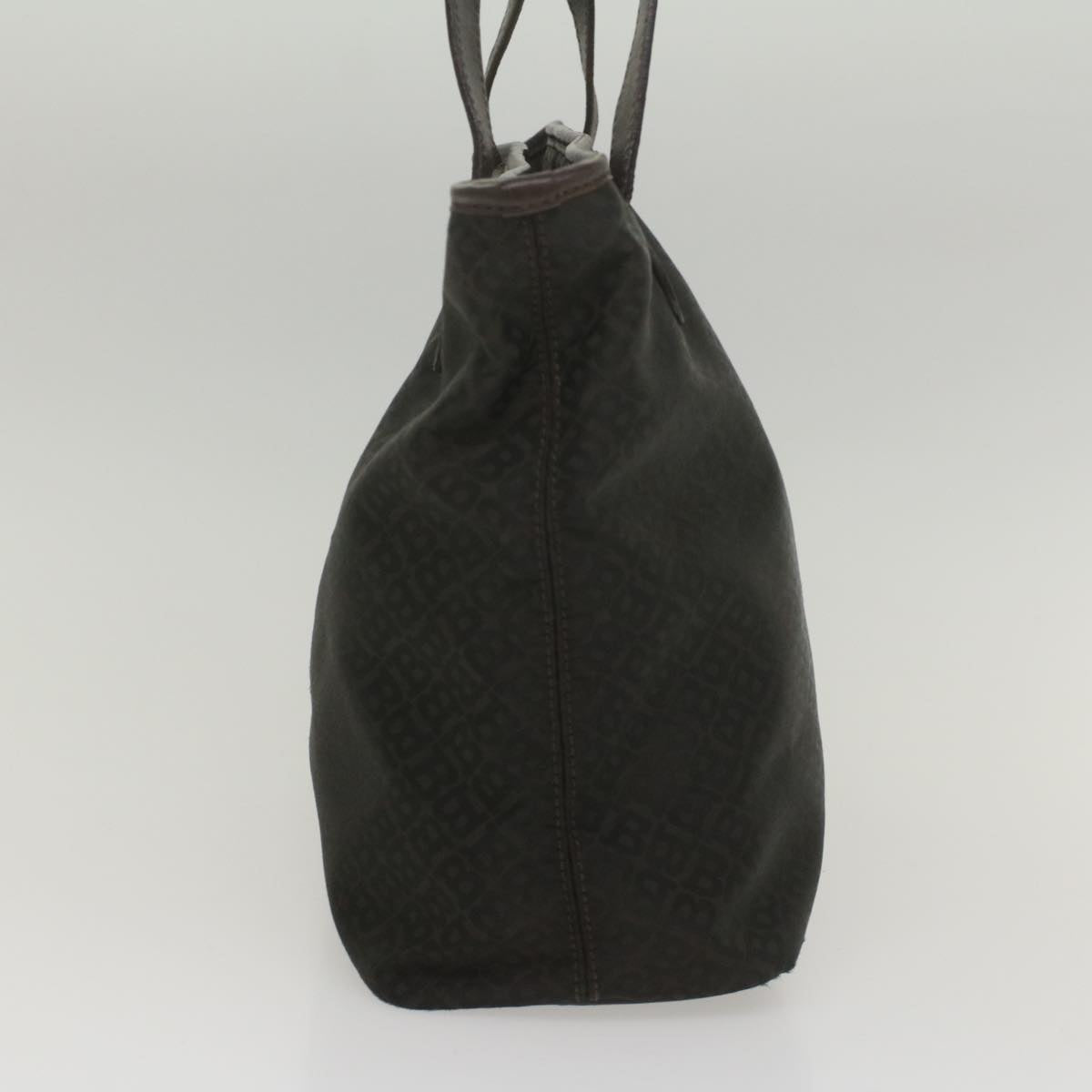 BALLY Tote Bag Nylon Brown Auth yb385