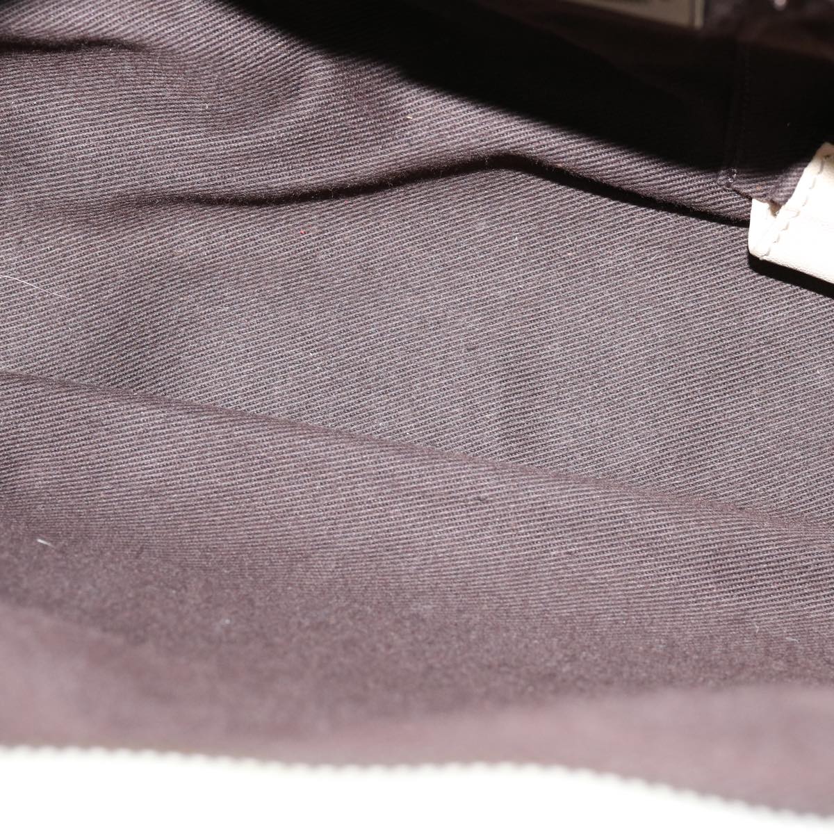 BALLY Hand Bag Leather Ivory Auth yb529