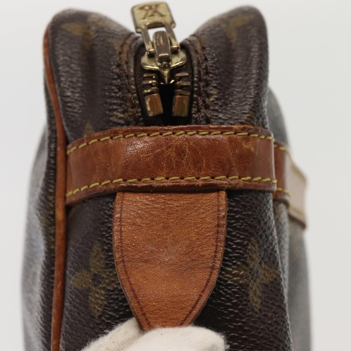 LOUIS VUITTON Monogram Compiegne 28 Clutch Bag M51845 LV Auth yb578