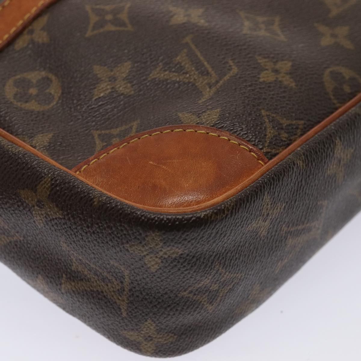 LOUIS VUITTON Monogram Compiegne 28 Clutch Bag M51845 LV Auth yb578