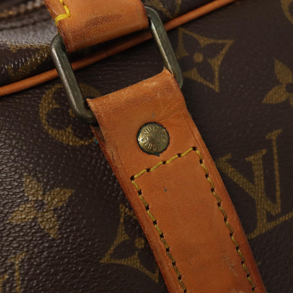 LOUIS VUITTON Monogram Sac 48 Heures Boston Bag M41383 LV Auth yb668