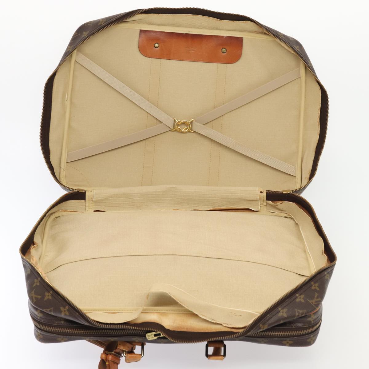 LOUIS VUITTON Monogram Sac 48 Heures Boston Bag M41383 LV Auth yb668