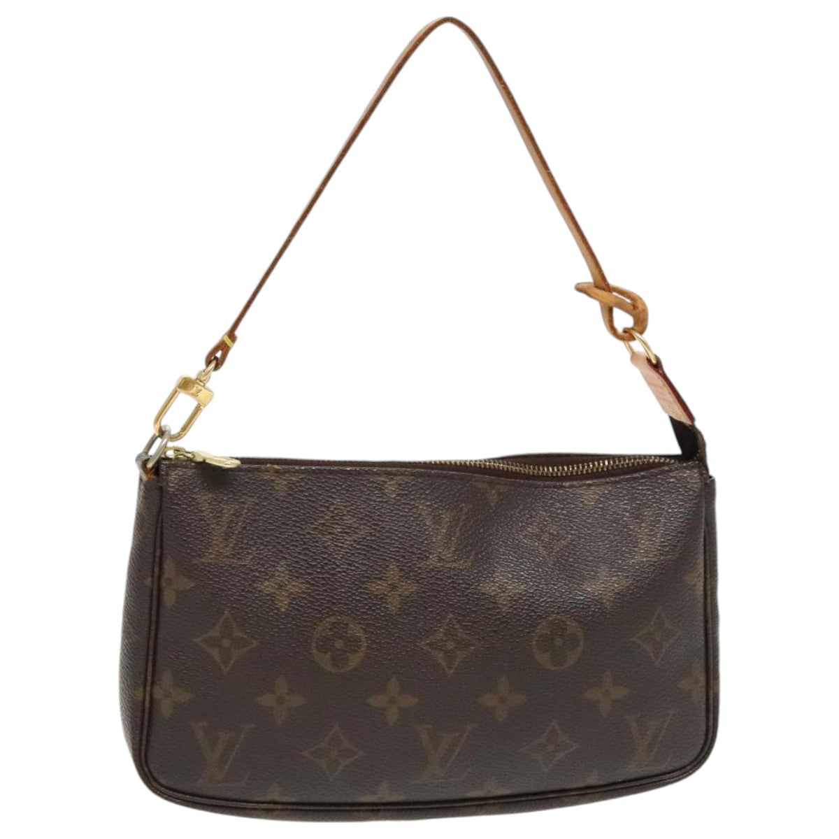 LOUIS VUITTON Monogram Pochette Accessoires Pouch M51980 LV Auth yb699