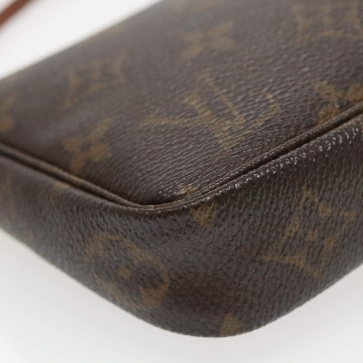 LOUIS VUITTON Monogram Pochette Accessoires Pouch M51980 LV Auth yb699