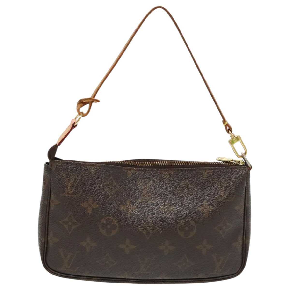 LOUIS VUITTON Monogram Pochette Accessoires Pouch M51980 LV Auth yb699