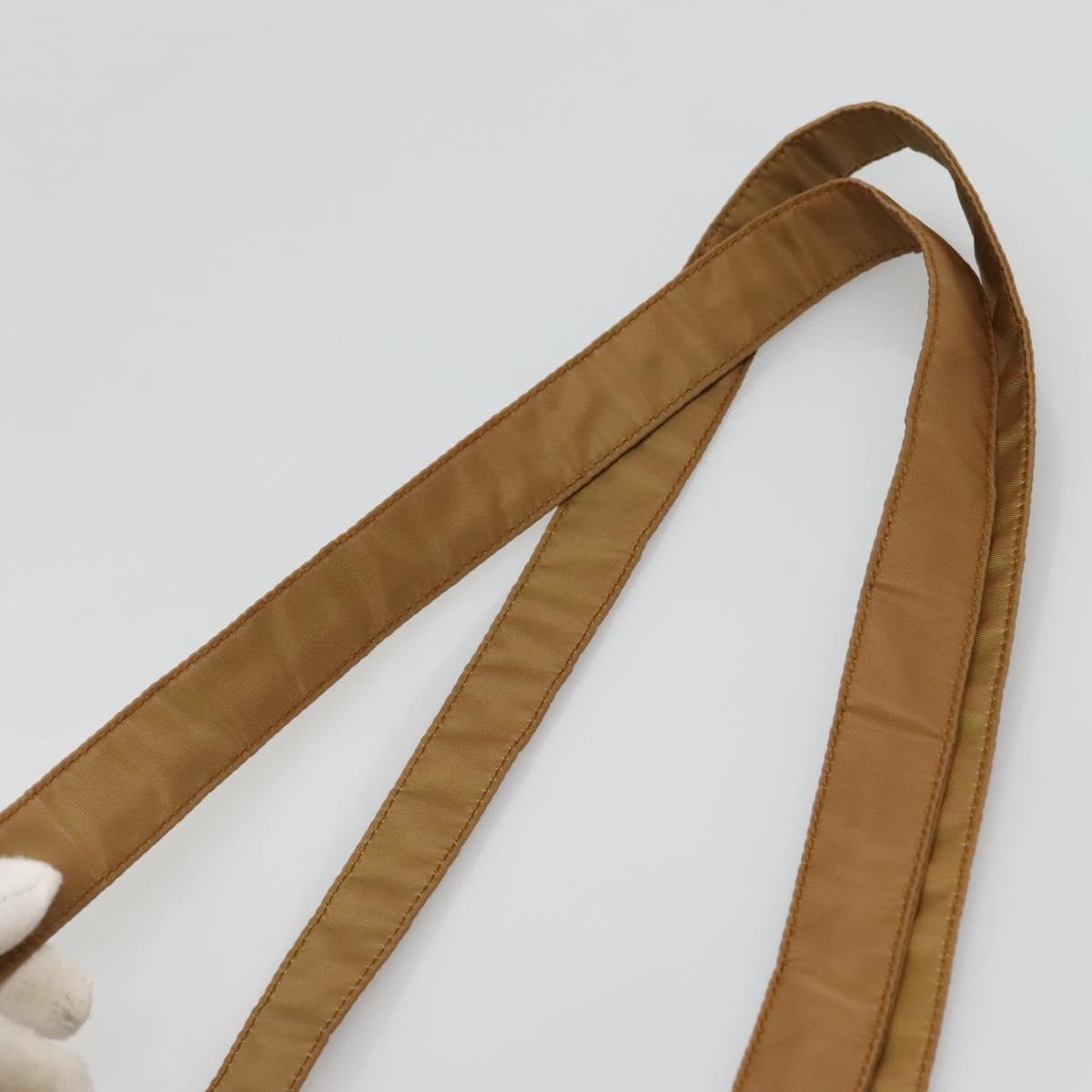 PRADA Tote Bag Nylon Brown Auth yb765