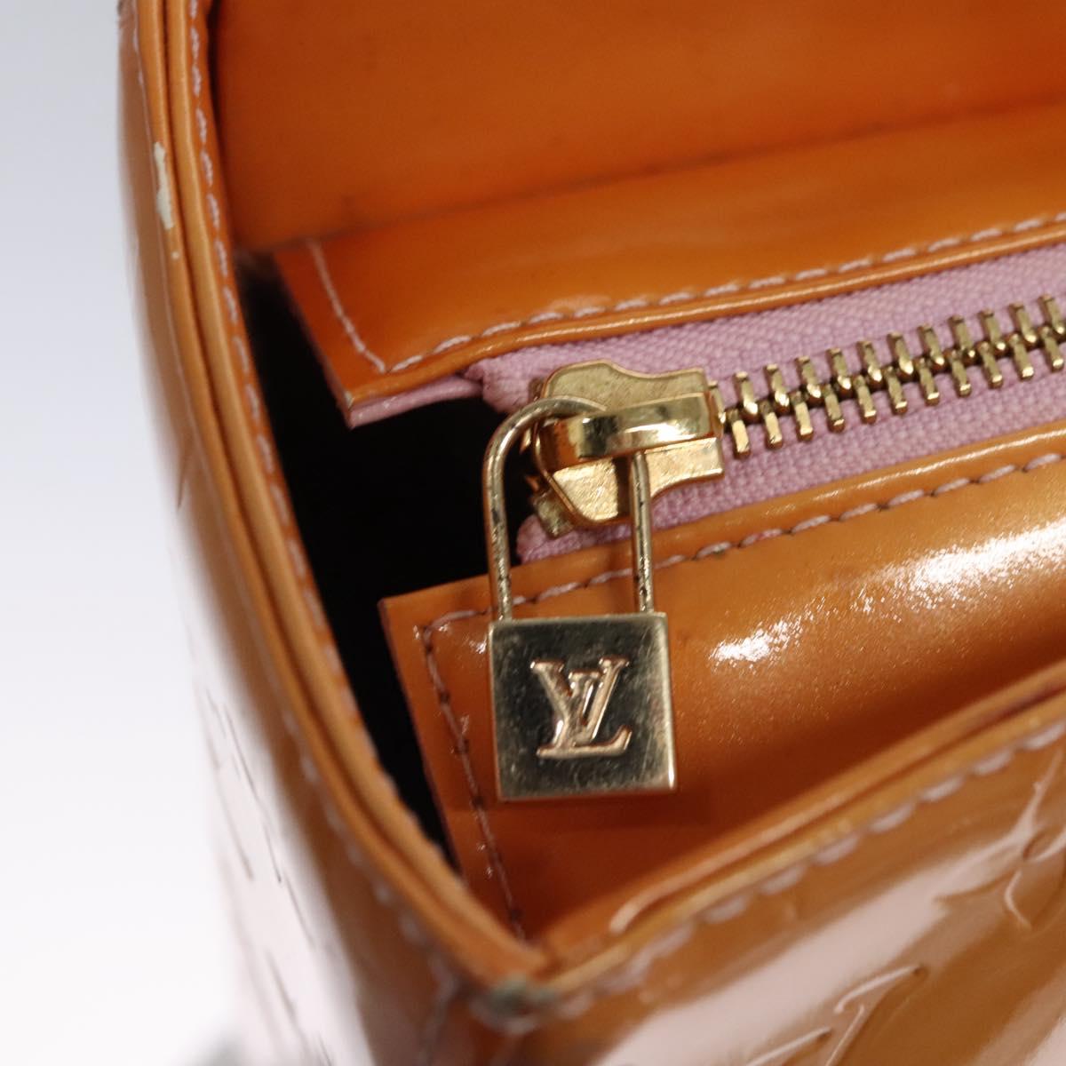 LOUIS VUITTON Monogram Vernis Columbus Bag Marshmallow Pink M91032 Auth yb774