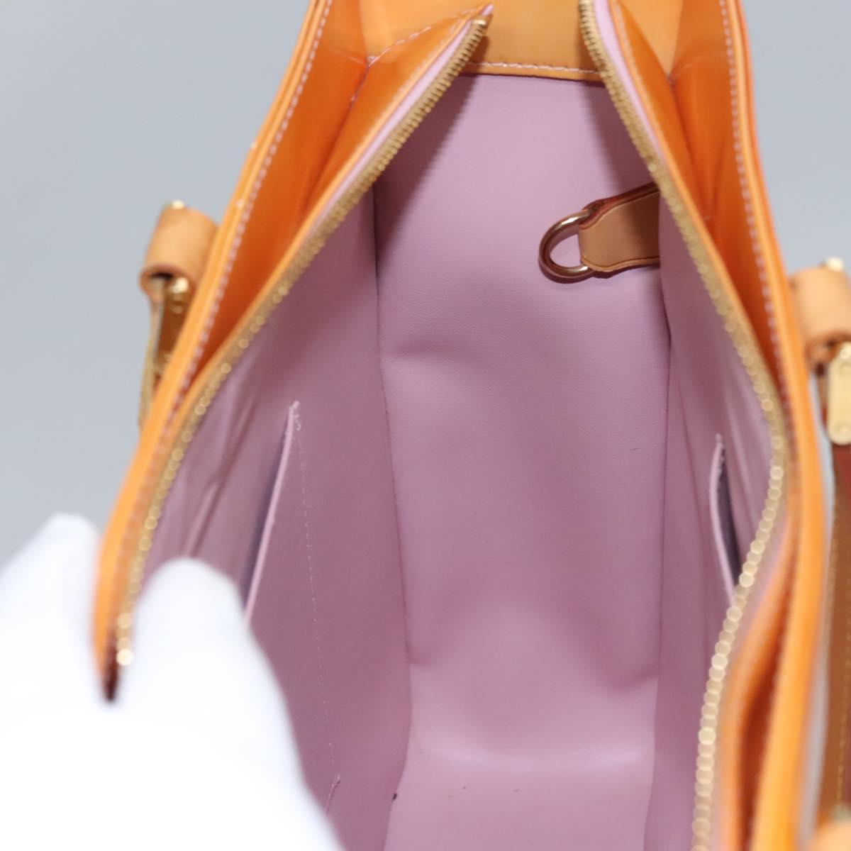 LOUIS VUITTON Monogram Vernis Columbus Bag Marshmallow Pink M91032 Auth yb774