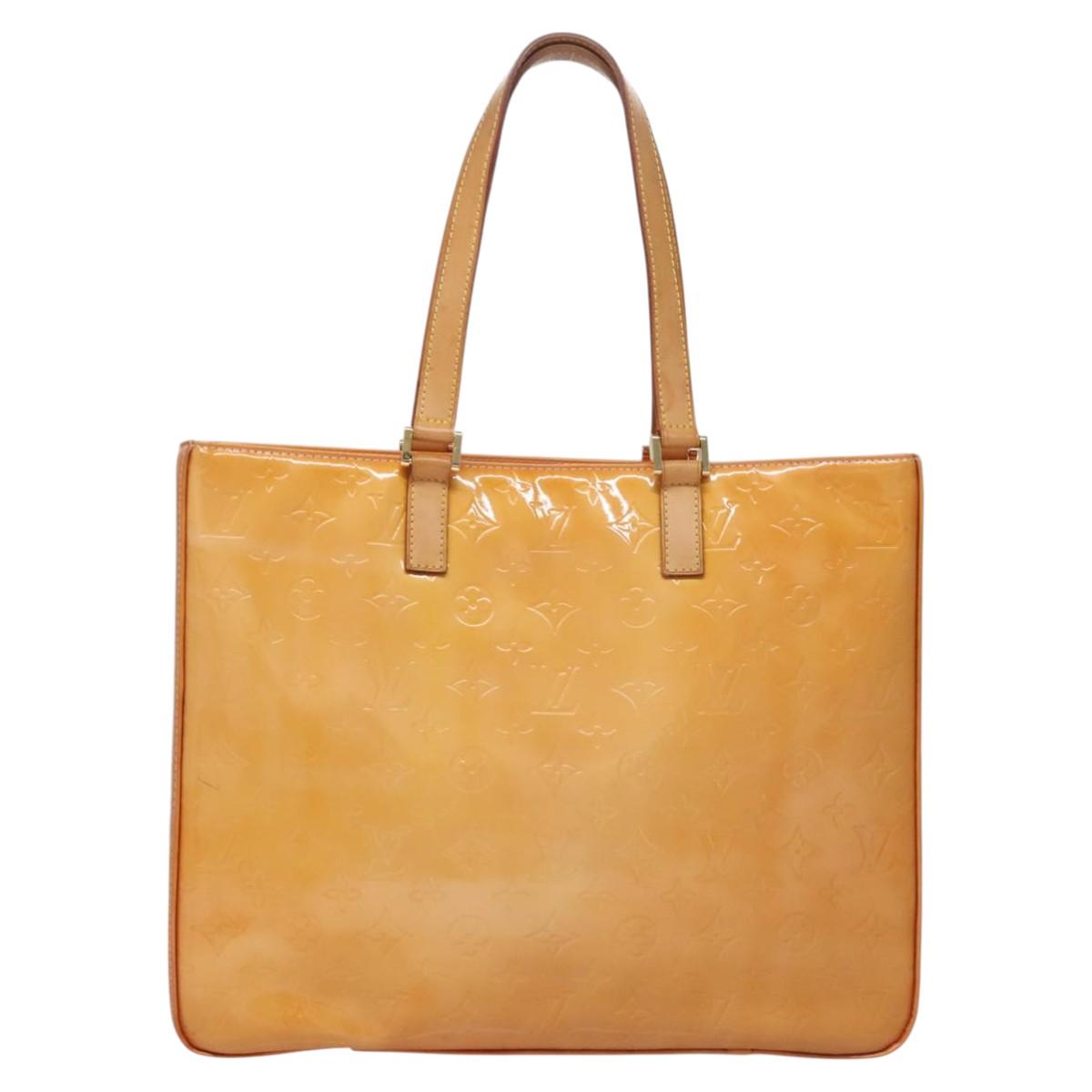 LOUIS VUITTON Monogram Vernis Columbus Bag Marshmallow Pink M91032 Auth yb774