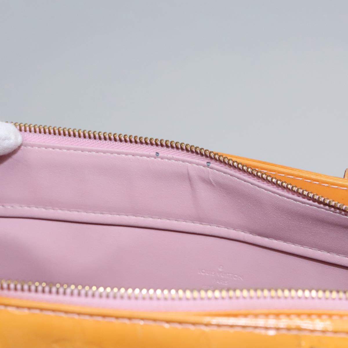 LOUIS VUITTON Monogram Vernis Columbus Bag Marshmallow Pink M91032 Auth yb774