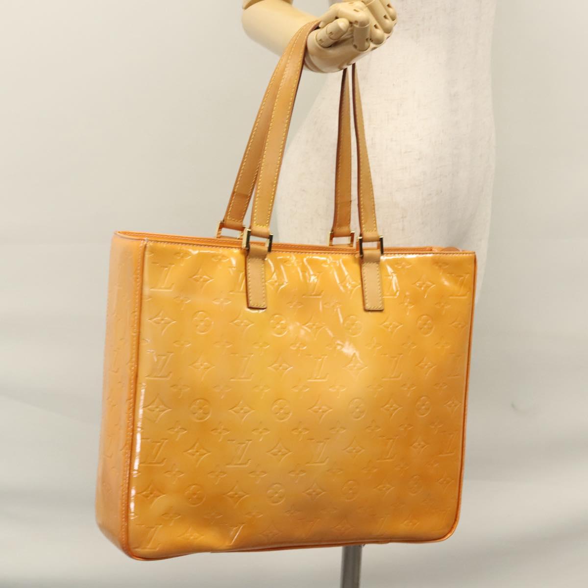 LOUIS VUITTON Monogram Vernis Columbus Bag Marshmallow Pink M91032 Auth yb774