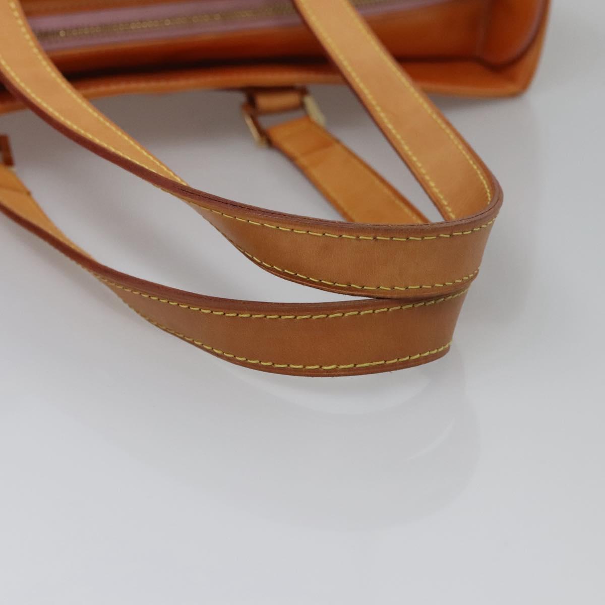 LOUIS VUITTON Monogram Vernis Columbus Bag Marshmallow Pink M91032 Auth yb774