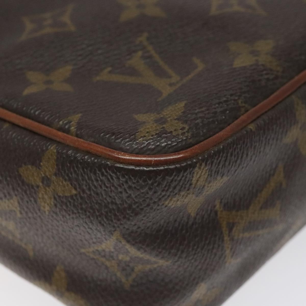 LOUIS VUITTON Monogram Compiegne 23 Clutch Bag M51847 LV Auth yb775